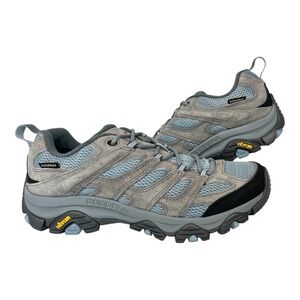 Merrell Moab 3 Waterproof Hiking Shoes Womens 10.5 J036332 Altitude Blue Gray